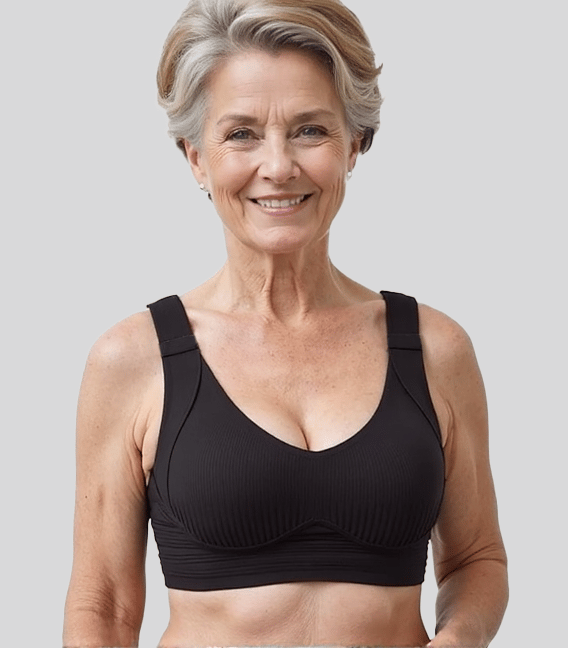 💖 Bielizna w paski w rozmiarze plus size ze wsparciem W dla wygody i stylu!