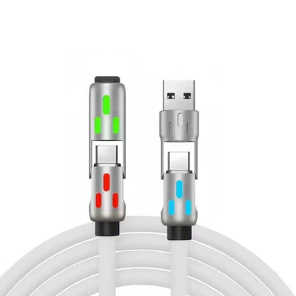🌈 Univerzalni RGB kabel 4 v 1 za hitro polnjenje