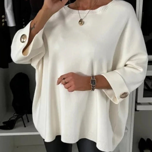🎀Ograniczona wyprzedaż - 50% TANIEJ🎀Klasyczny damski top dzianinowy w jednolitym kolorze