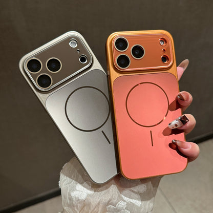 Nowe luksusowe, matowe, metaliczne etui ochronne MagSafe odporne na upadki do serii iPhone