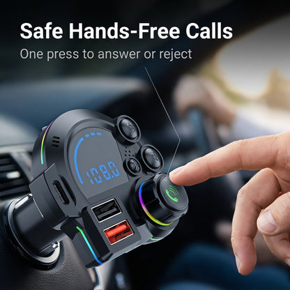 Bluetooth FM oddajnik za avto