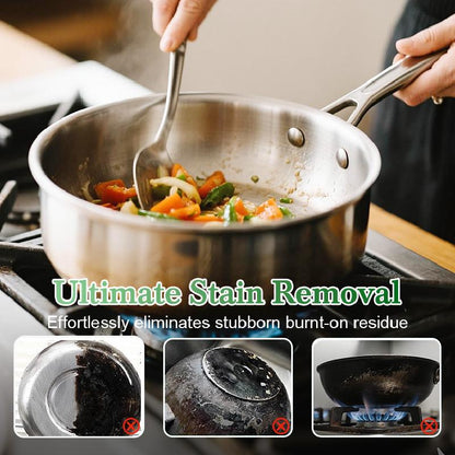 Močna čistilna pasta za dno loncev