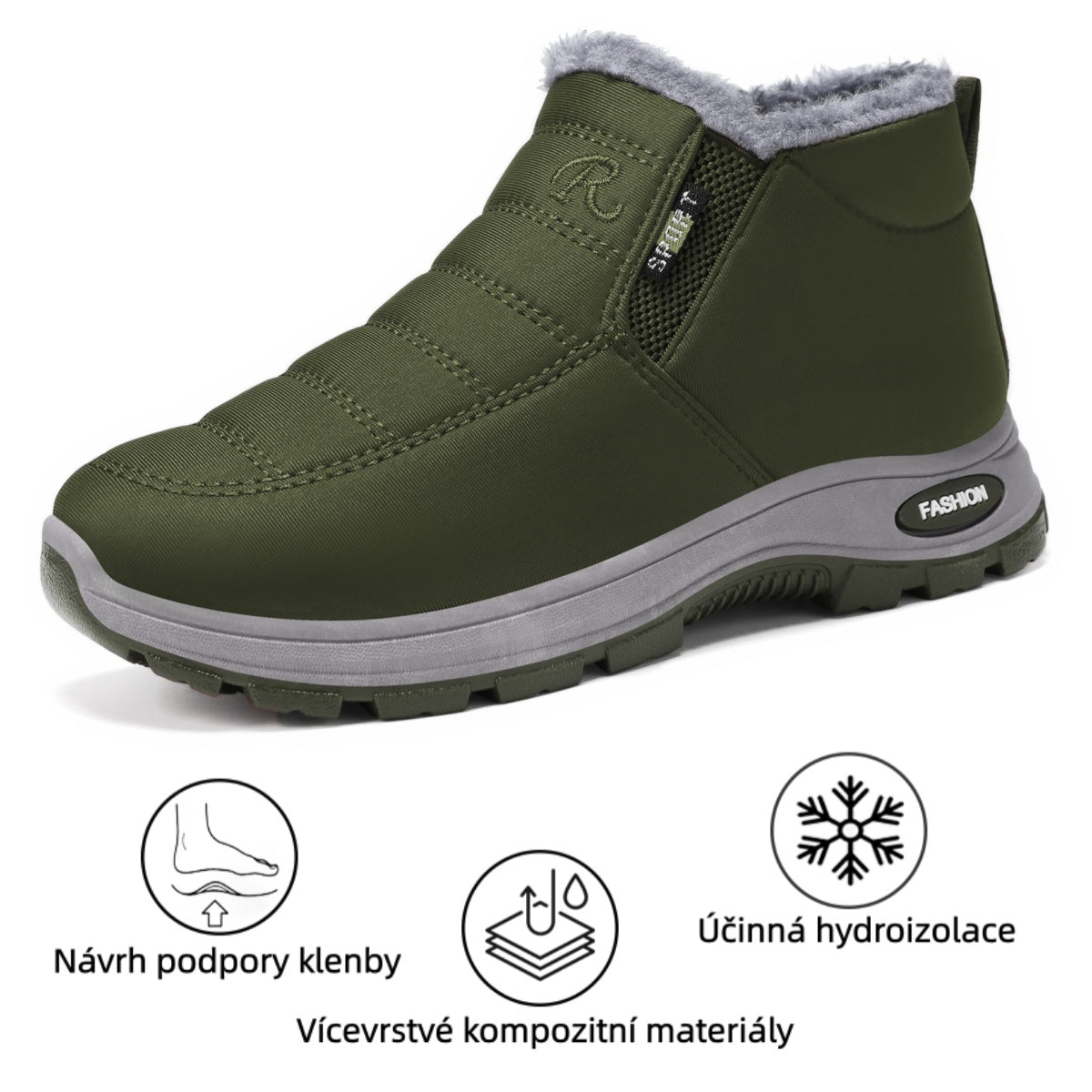Ergonomiczne, zimowe buty ortopedyczne na ból stóp, kolan i pleców - Unisex