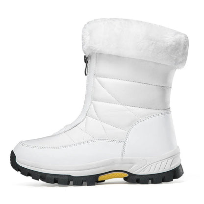 【EU36-42】❄️Zimowe damskie buty z PU z bawełnianą wyściółką i polarową podszewką