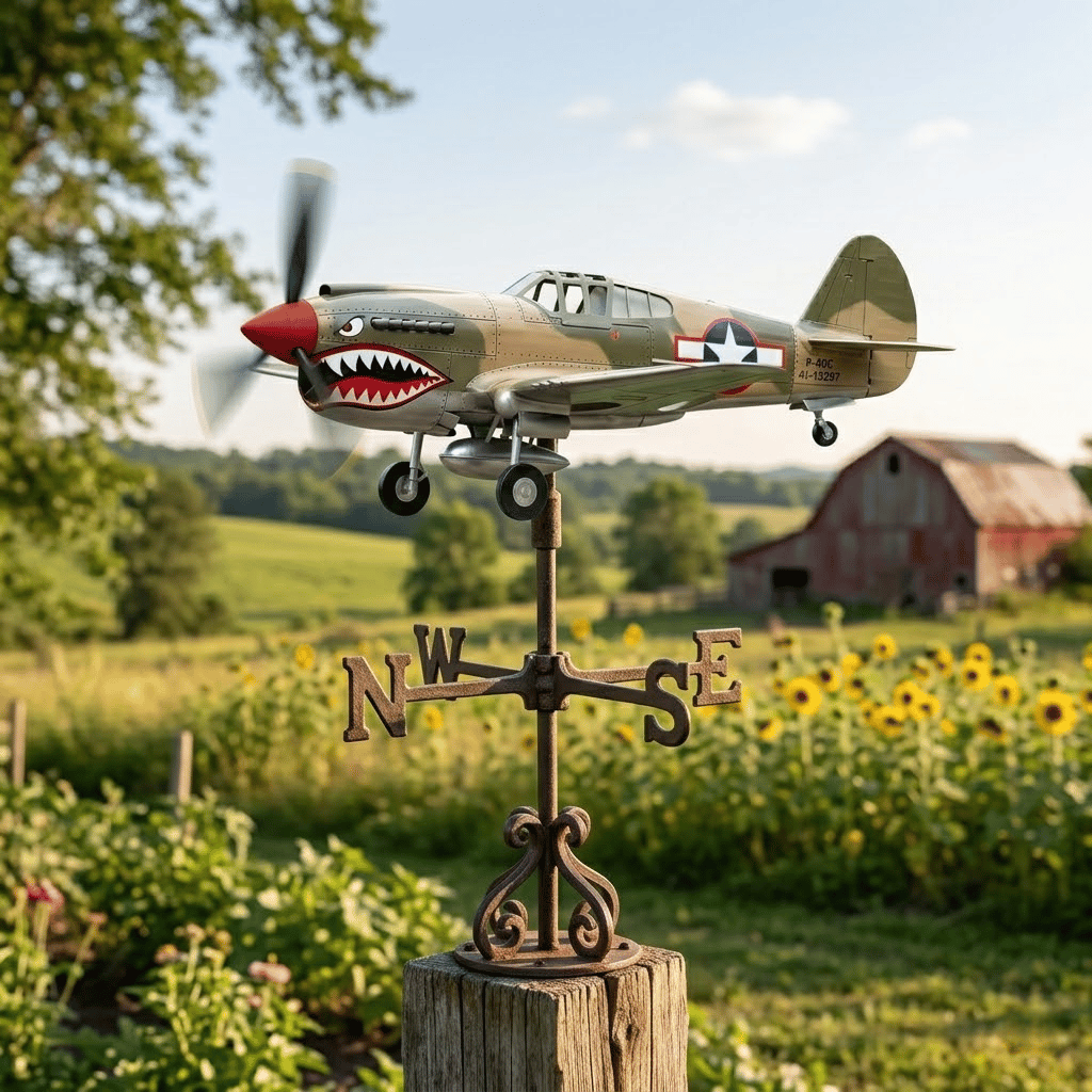 Vrtni mlin na veter, lovsko letalo Shark Mouth