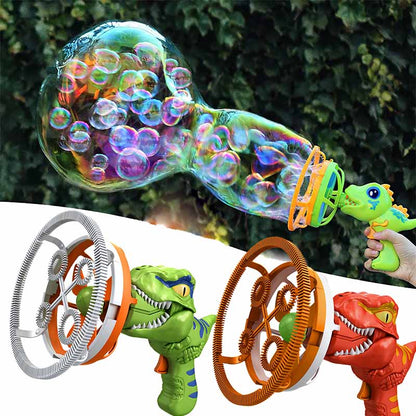 🎁✨ Električni stroj za pihanje velikih mehurčkov z verigo – Neprestano čarobno doživetje, osupljiv pogled 🌿🦖