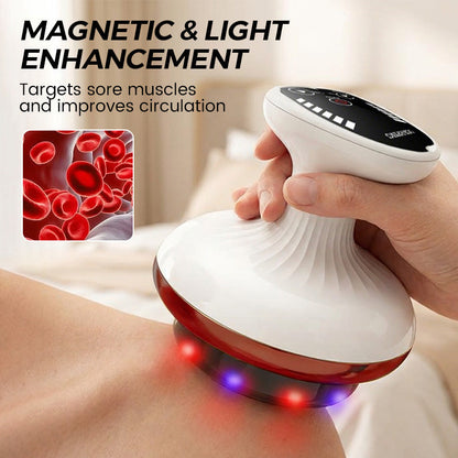 3-v-1 ročni masažer za gua sha in kopiranje