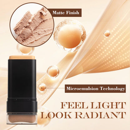 🔥Kup 1, a 1 dostaniesz GRATIS✨2025 Instant Concealing Foundation Stick z wbudowanym pędzlem