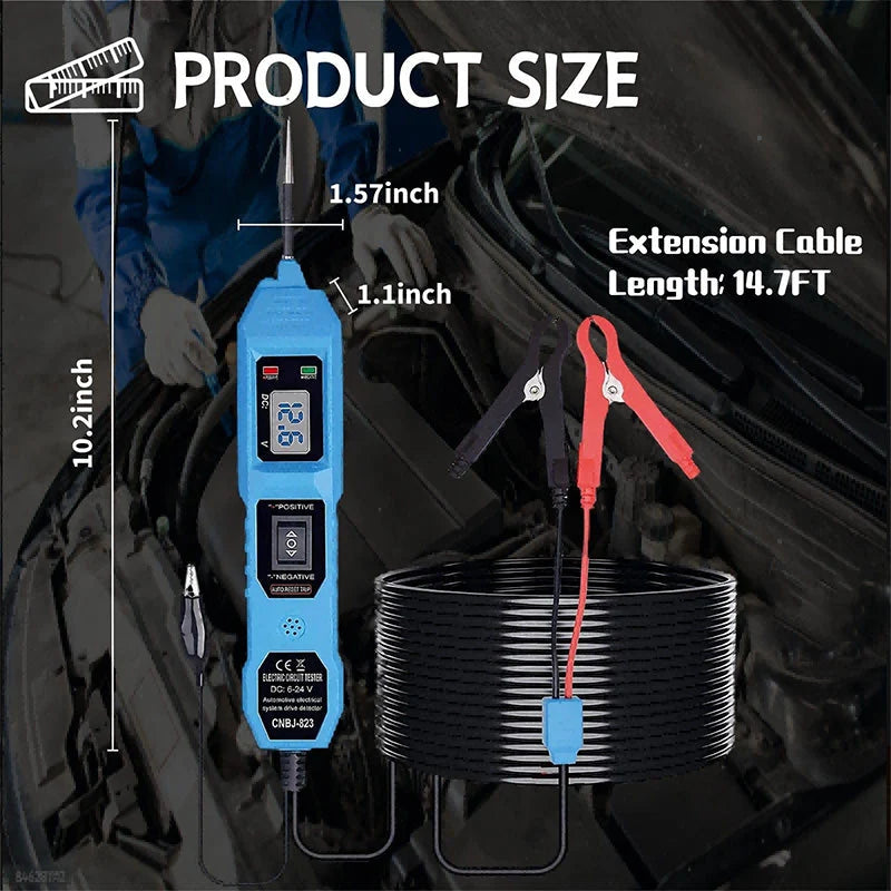 🔥3,5–36 V tester avtomobilskih vezij z LED-diodo