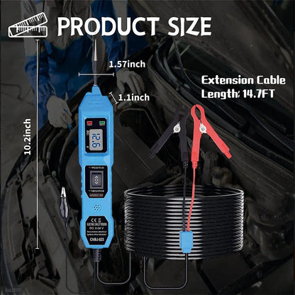 🔥3,5–36 V tester avtomobilskih vezij z LED-diodo
