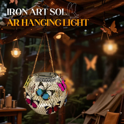 Sončna obesna svetilka »Art Of Iron«