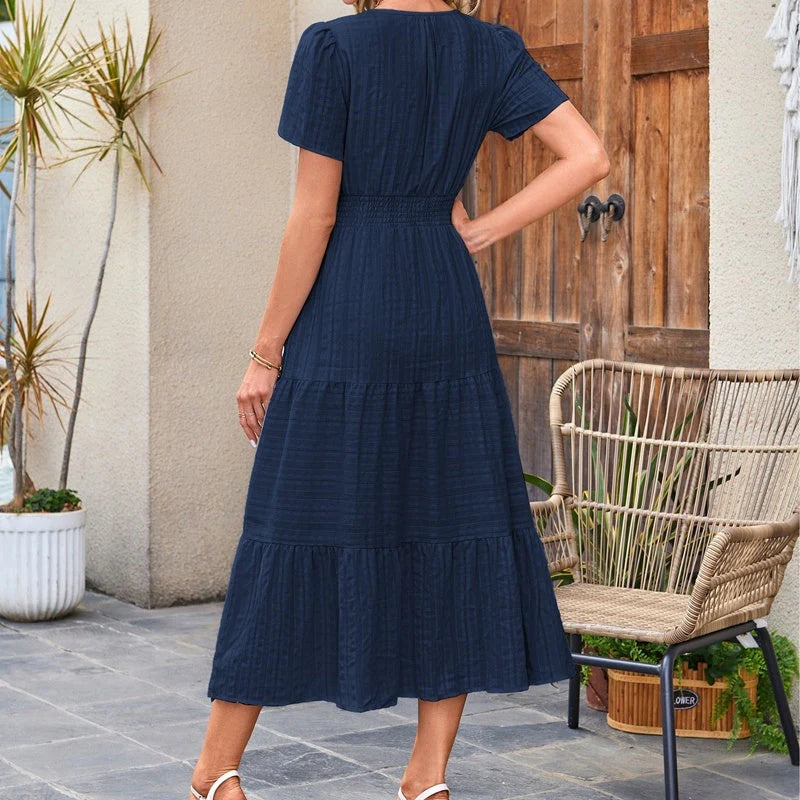 💐Elegantne maksi obleke za sproščeno uporabo – lahkoten in eleganten videz 💼🌸