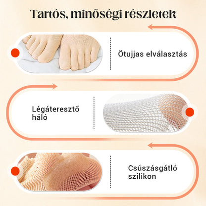 Unisex nevidne korekcijske nogavice s petimi prsti