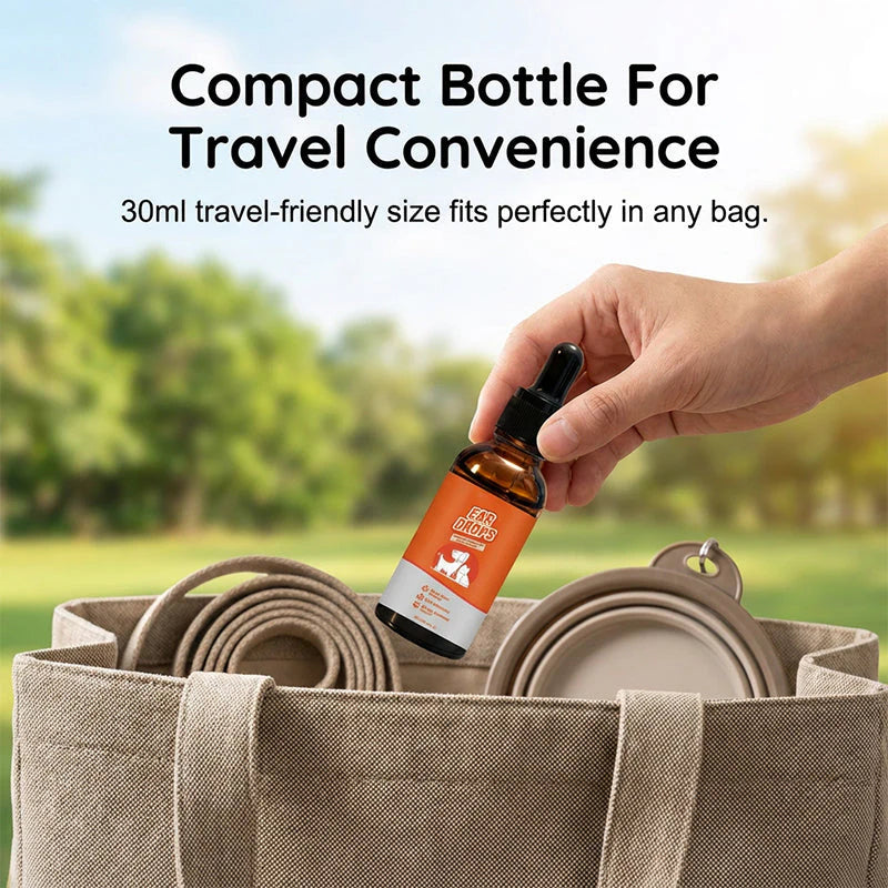 🐶🐱Naravne kapljice za pse in mačke za lajšanje srbenja in nabiranja ušesnega masla🌿