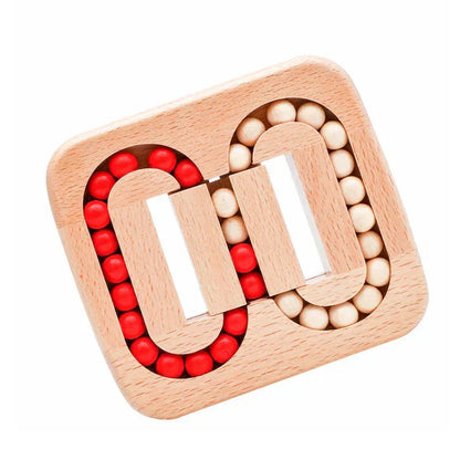 🧩Drewniane zabawki edukacyjne i gry logiczne, odpowiednie dla dzieci i dorosłych