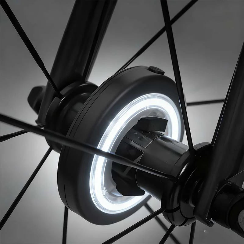 🚲Lampka LED na piastę koła roweru do jazdy nocą💡
