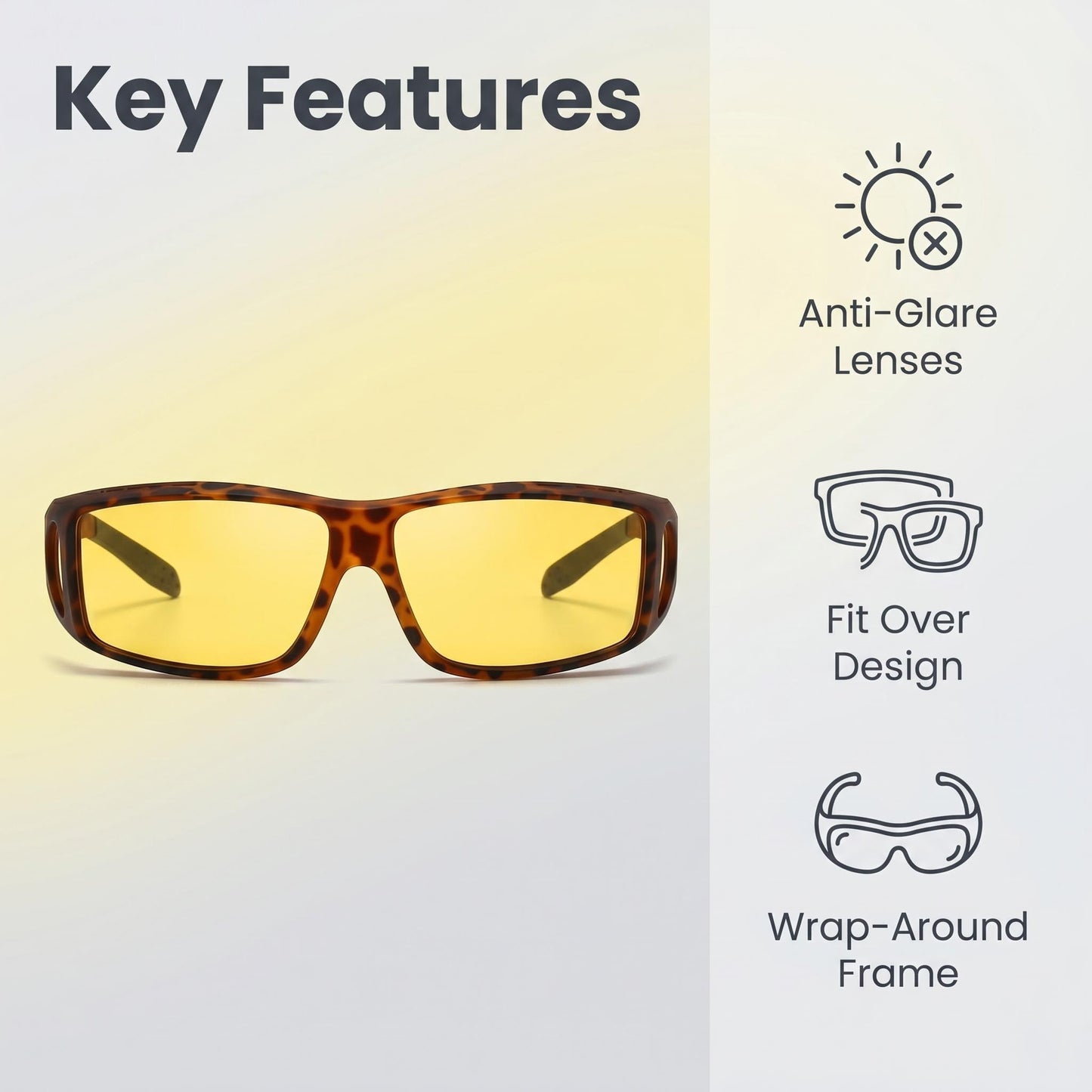 Očala za vožnjo v temi, z antirefleksno obdelavo, polarizirana