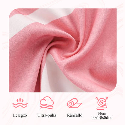 🌸 Kombinezon damski z geometrycznym wzorem i dekoltem w serek, z szerokimi nogawkami