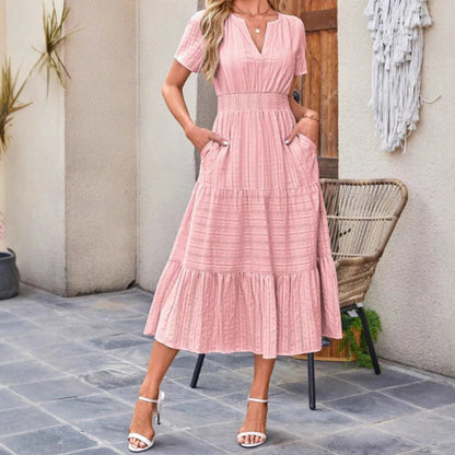 💐Elegantne maksi obleke za sproščeno uporabo – lahkoten in eleganten videz 💼🌸