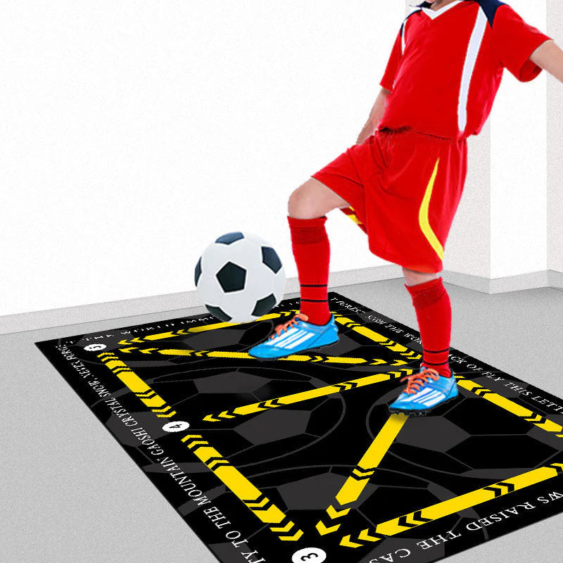 ⚽Mata treningowa do piłki nożnej na każdym poziomie zaawansowania (antypoślizgowa, bezgłośna)