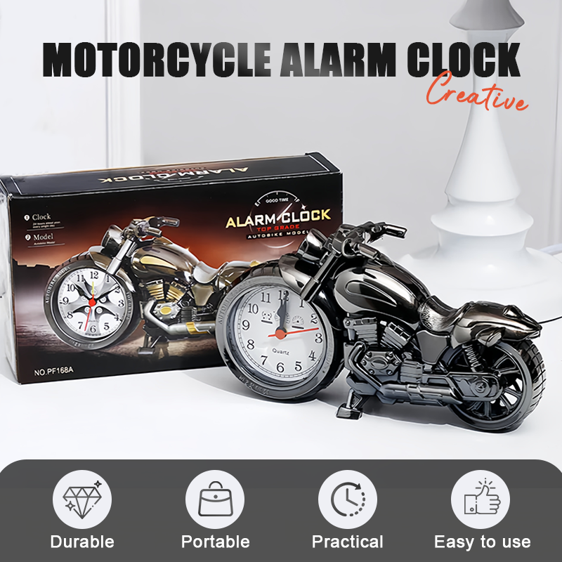 🎅 WYPRZEDAŻ ŚWIĄTECZNA🏍️⏰Kreatywny budzik motocyklowy🎁