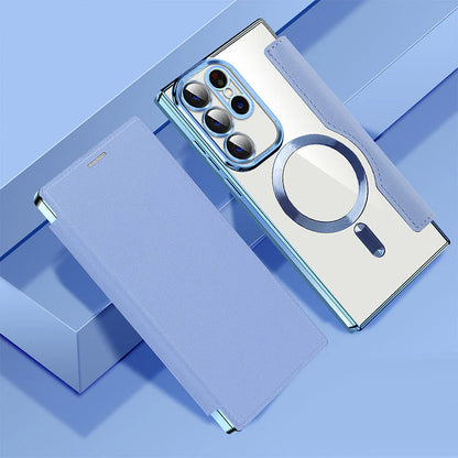 Nov usnjen ovitek za Samsung mobilni telefon