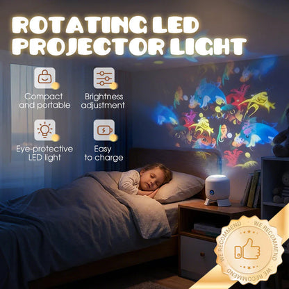 Dinamični vrtljivi LED projektor