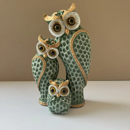 EchoOwlet – Nowoczesna Figurka Rodziny Sów