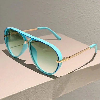 🕶50% POPUST!! ⏰Ženska retro sončna očala z dvojnim mostičkom