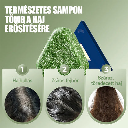 Naturalny szampon w kostce wzmacniający włosy