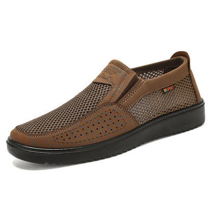 Nowe, oddychające, wsuwane buty sportowe męskie z siateczki