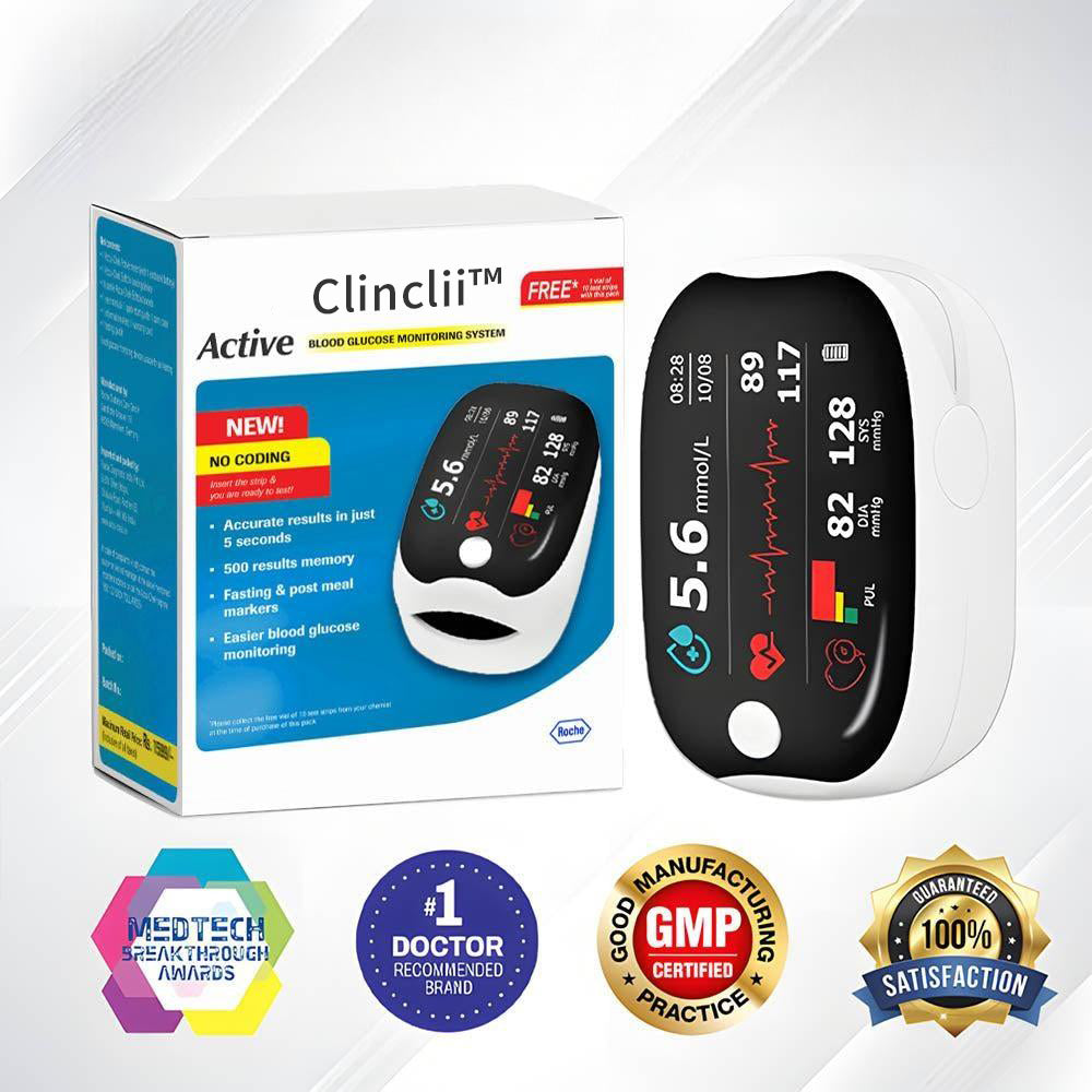 Glukometr laserowy Clinclii™ GlucoSense