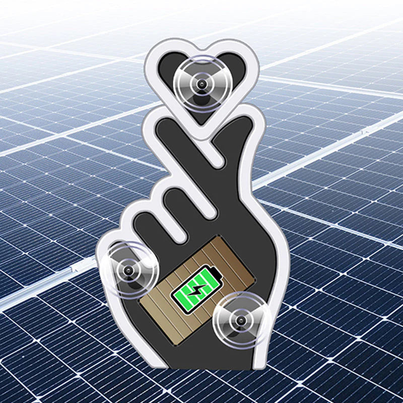 Napenergiával működő ujj szív LED autó lámpa