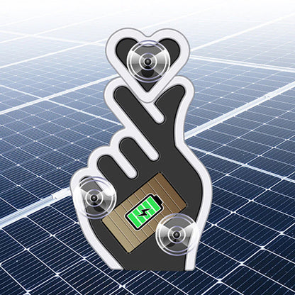 Napenergiával működő ujj szív LED autó lámpa