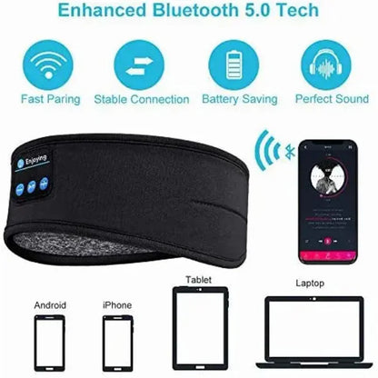 Słuchawki z opaską Bluetooth 5.0 do spania – muzyka, komfort i głęboki sen