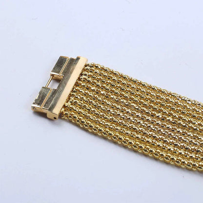 ⌚ ZDAJ 60 % POPUSTA! ✨ Kvarčna ura z okrasnimi kamni in resicami - elegantna in bleščeča, popolno darilo za praznovanja 💎🎁