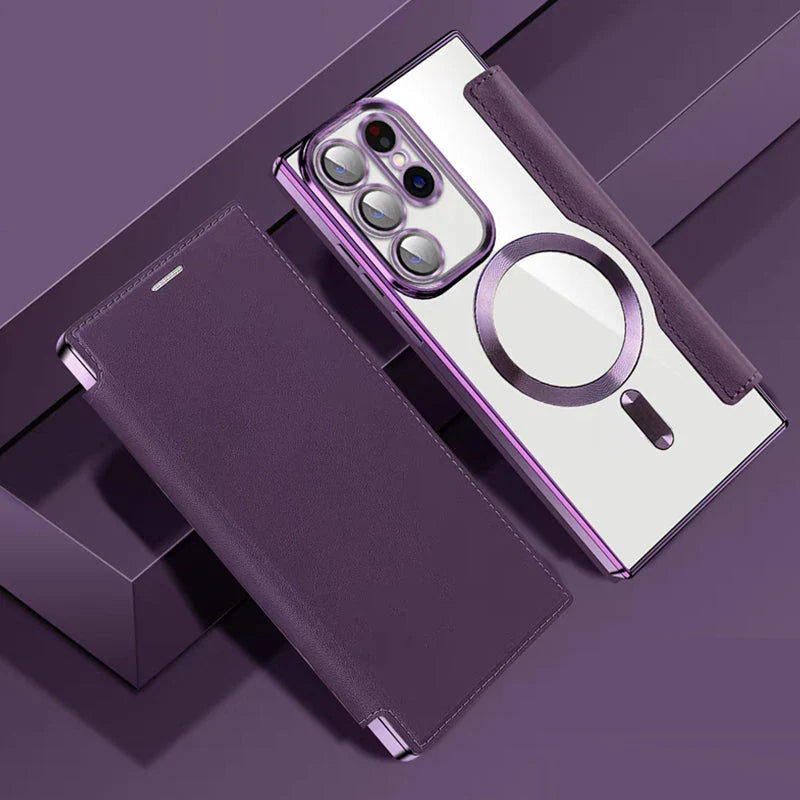 Nov usnjen ovitek za Samsung mobilni telefon