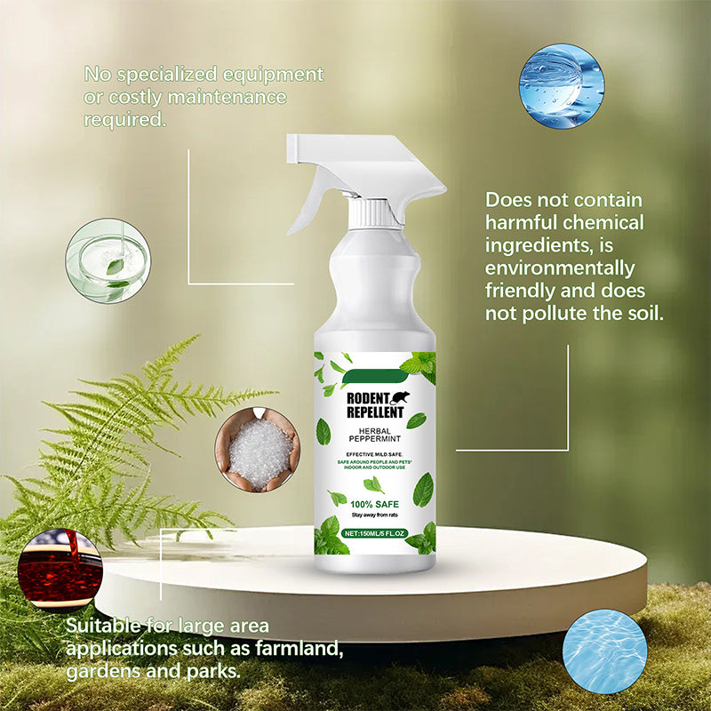 Spray za odganjanje glodavcev z naravnim oljem poprove mete