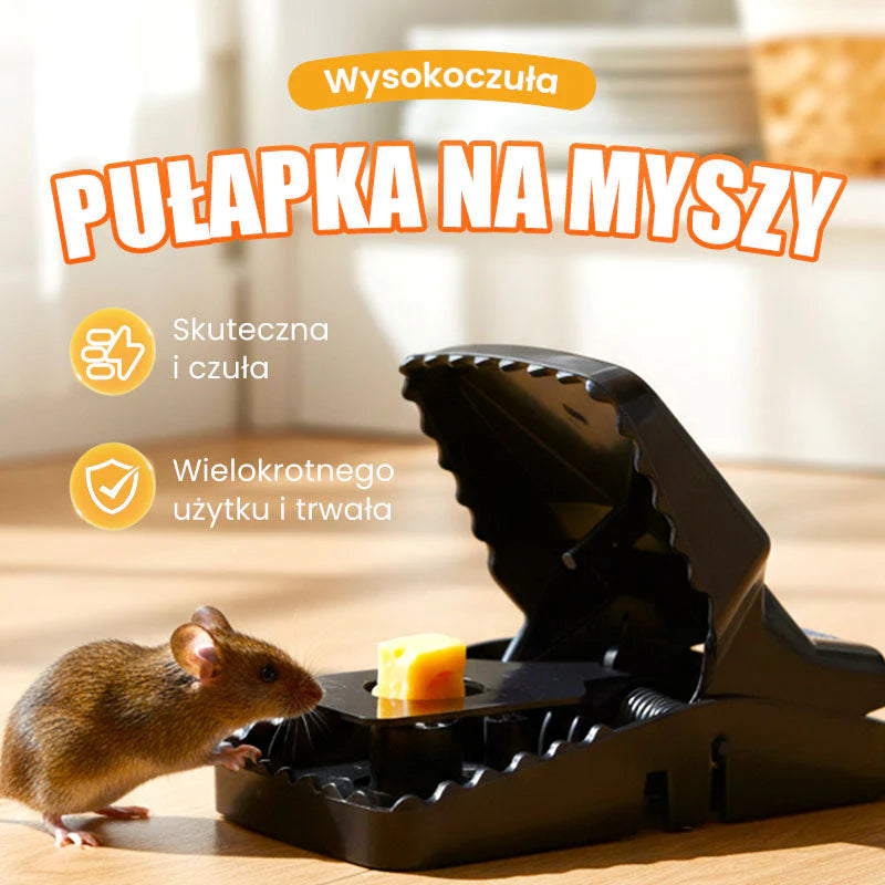 Wielokrotnego użytku pułapka na szczury z bardzo czułym mechanizmem spustowym