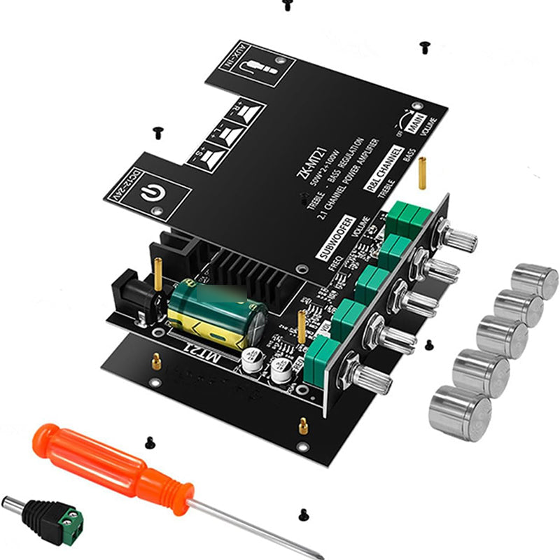 Modul avdio ojačevalnika Bluetooth z 2,1 kanali