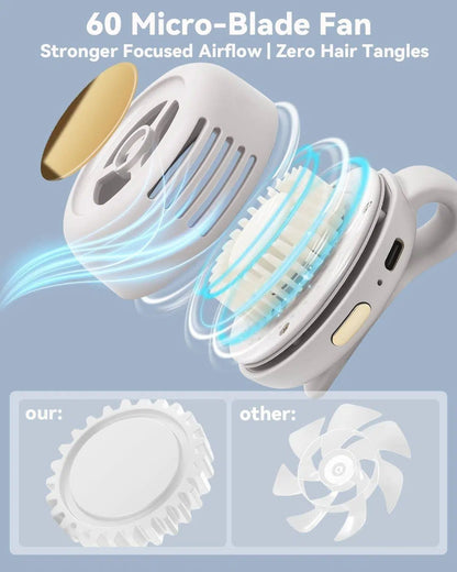 Prenosni tihi mini ventilator brez lopatic
