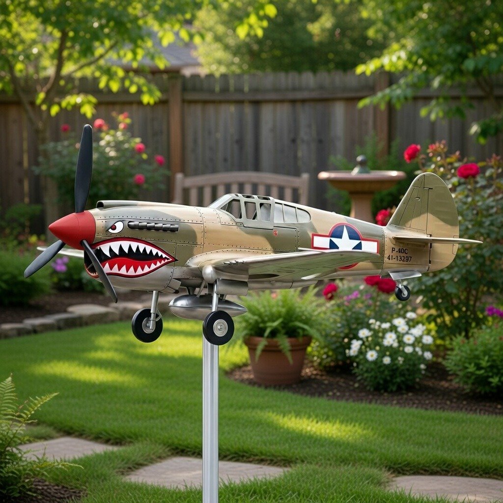 Vrtni mlin na veter, lovsko letalo Shark Mouth
