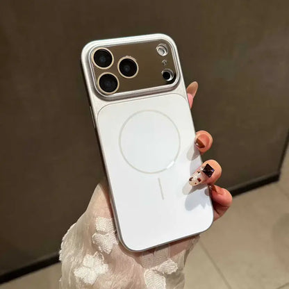 Nowe luksusowe, matowe, metaliczne etui ochronne MagSafe odporne na upadki do serii iPhone