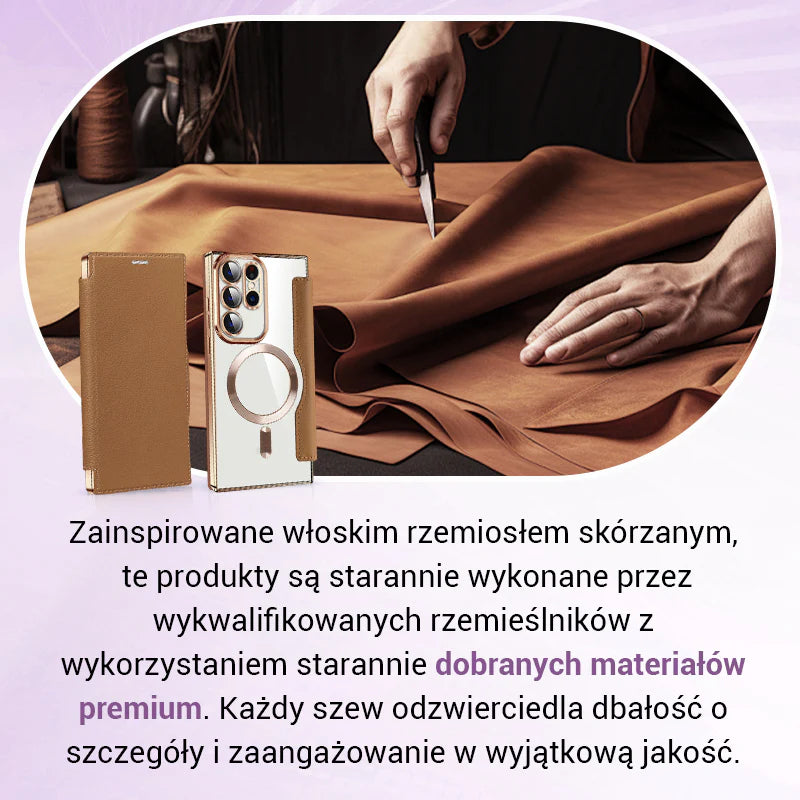 Nov usnjen ovitek za Samsung mobilni telefon