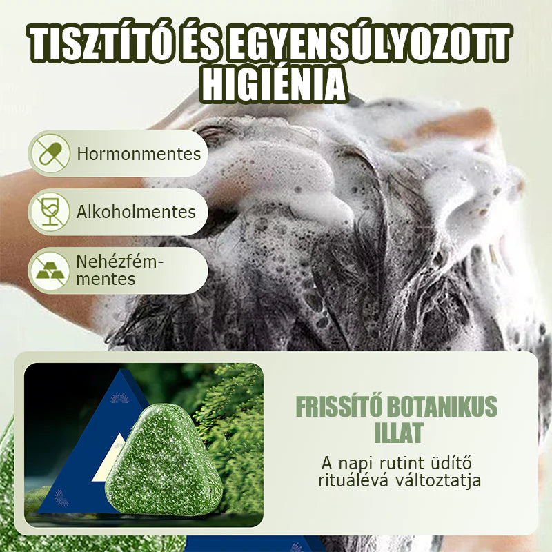 Naturalny szampon w kostce wzmacniający włosy