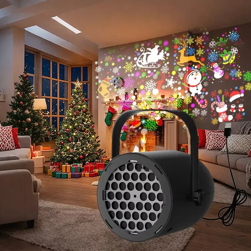 ⚡GORĄCA WYPRZEDAŻ -49%!🔥Lampa projekcyjna LED na Boże Narodzenie