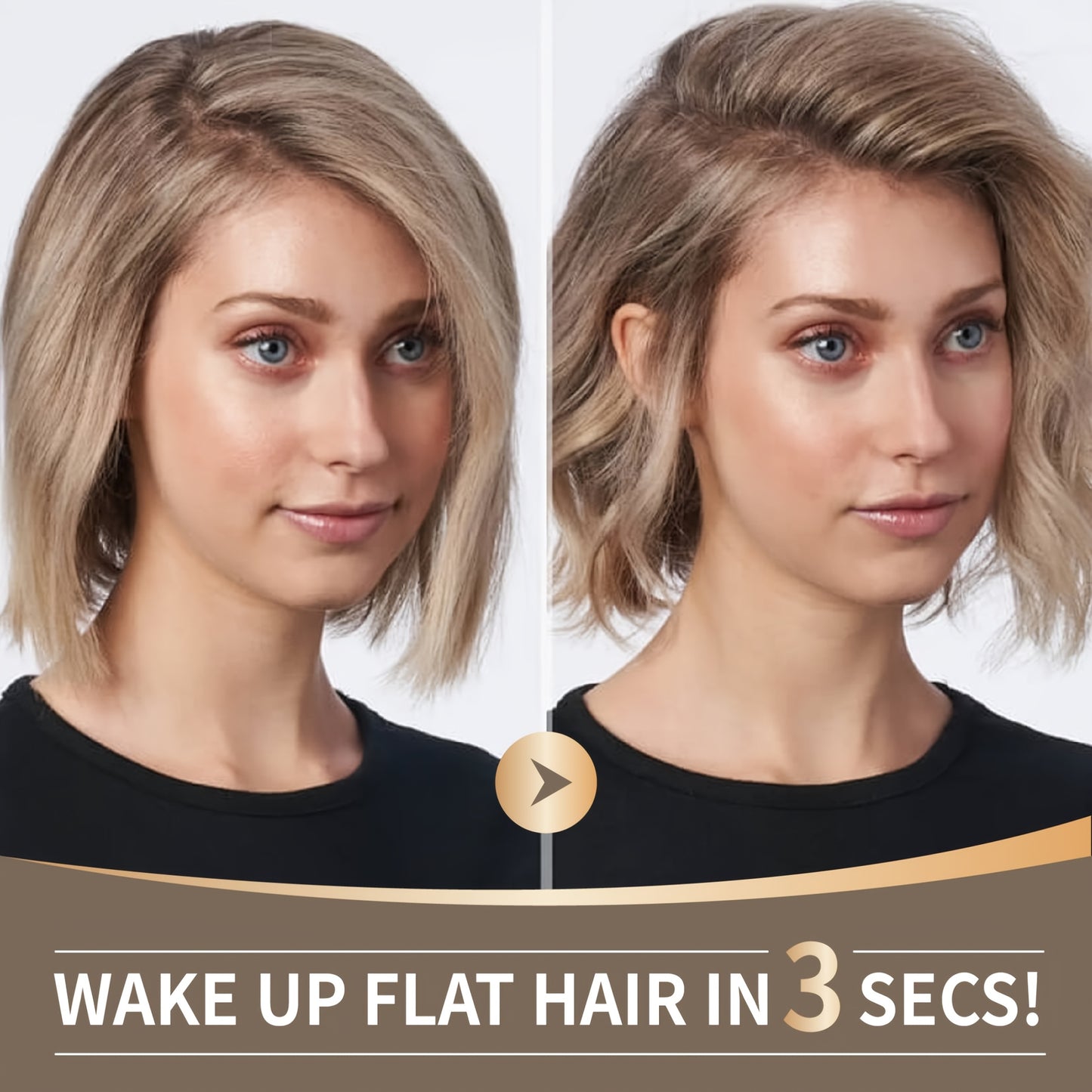 Curly hair styling spray styling product