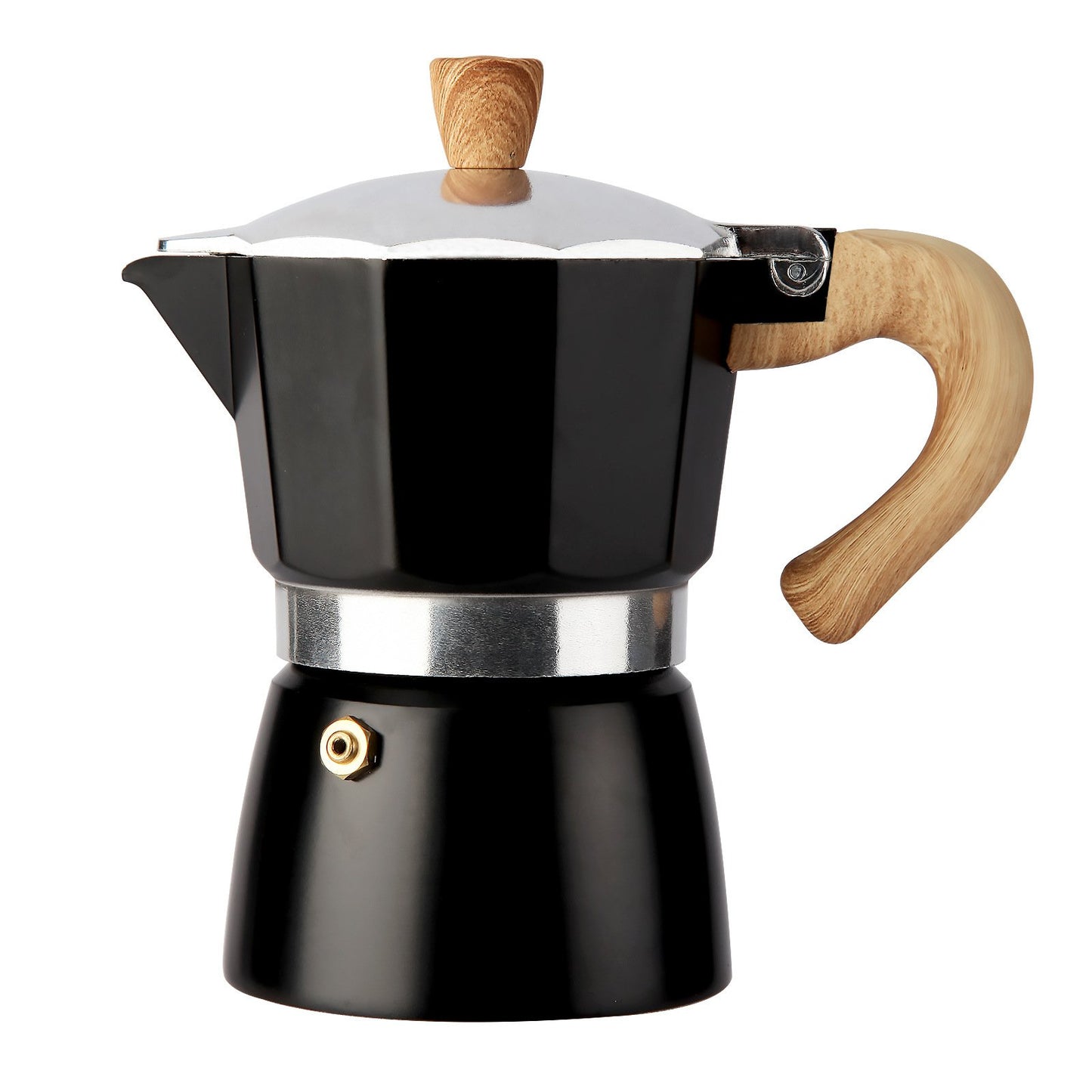 Aluminiowy ekspres do kawy Moka Pot 3/6, filiżanki do espresso, ekspres przelewowy do espresso i kawy, przenośny ekspres do kawy włoskiej i kubańskiej na kuchenkę do domu i na kemping