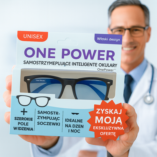 OnePower™ – inteligentne, samoregulujące się okulary z filtrem światła niebieskiego