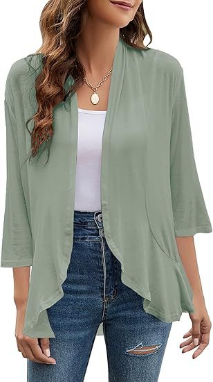 Women's Casual Lightweight Open Front Cardigans